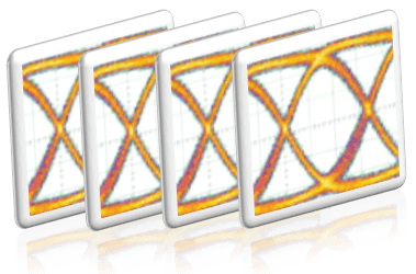 512 Gbps (4 x 128 Gbps) NRZ Data Generation