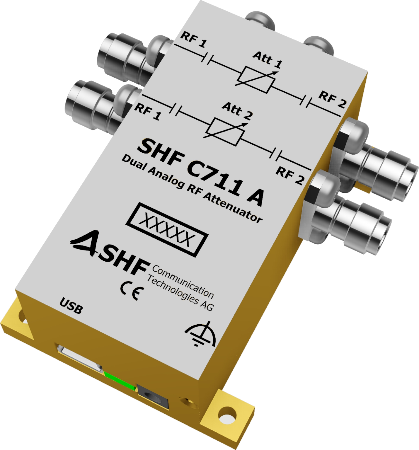 50 GHz Adjustable RF Attenuator SHF
