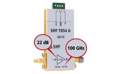 100 GHz amplifier: Now with 22 dB gain!